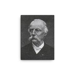 Alfred Belpaire canvas print on a plain backdrop in size 12"x16".