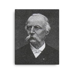 Alfred Belpaire canvas print on a plain backdrop in size 16"x20".