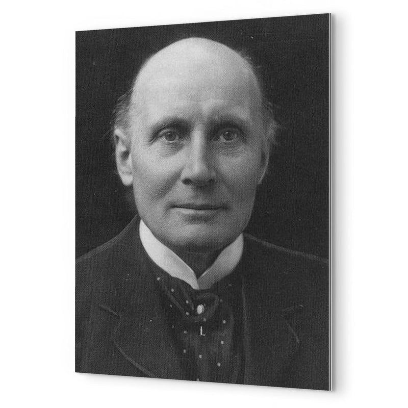 Alfred North Whitehead metal print mockup
