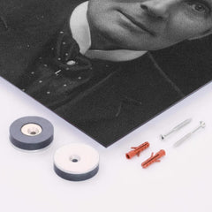 Alfred North Whitehead metal print mockup