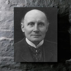 Alfred North Whitehead metal print mockup