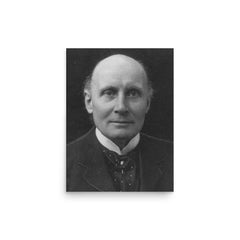 Alfred North Whitehead poster on a plain backdrop in size 12"x16".