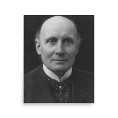 Alfred North Whitehead poster on a plain backdrop in size 16"x20".