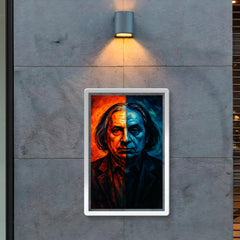 Alfred Schnittke split shadow polystylist portrait poster 2
