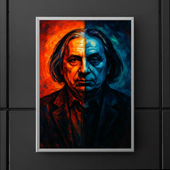 Alfred Schnittke split shadow polystylist portrait poster 5