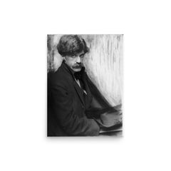 Alfred Stieglitz poster on a plain backdrop in size 12"x16".