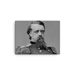 Alfred Terry canvas print on a plain backdrop in size 12"x16".