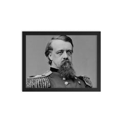 Alfred Terry framed print on a plain backdrop in size 12"x16".