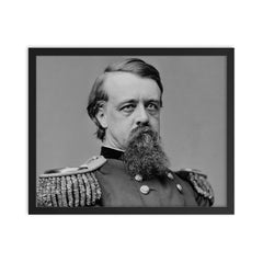 Alfred Terry framed print on a plain backdrop in size 16"x20".