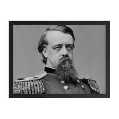 Alfred Terry framed print on a plain backdrop in size 18"x24".