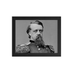 Alfred Terry framed print on a plain backdrop in size 8"x10".