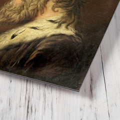 Alfred the Great metal print mockup