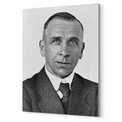 Alfred Wegener metal print mockup