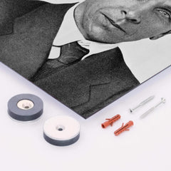 Alfred Wegener metal print mockup