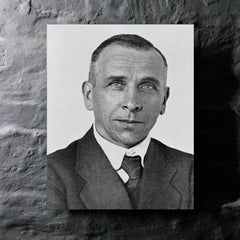 Alfred Wegener metal print mockup