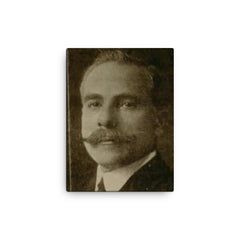 Alfredo Salafia canvas print on a plain backdrop in size 12"x16".