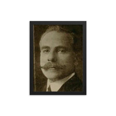 Alfredo Salafia framed print on a plain backdrop in size 12"x16".