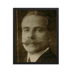 Alfredo Salafia framed print on a plain backdrop in size 16"x20".