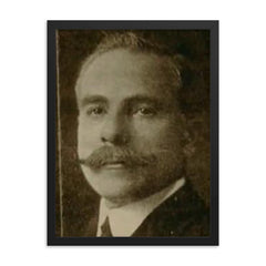 Alfredo Salafia framed print on a plain backdrop in size 18"x24".