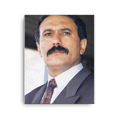 Ali Abdallah Salih canvas print on a plain backdrop in size 16"x20".