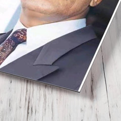 Ali Abdallah Salih metal print mockup