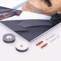 Ali Abdallah Salih metal print mockup