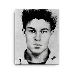 Ali La Pointe canvas print on a plain backdrop in size 16"x20".