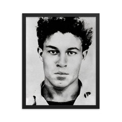 Ali La Pointe framed print on a plain backdrop in size 16"x20".