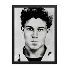 Ali La Pointe framed print on a plain backdrop in size 18"x24".