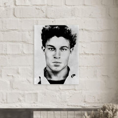 Ali La Pointe metal print mockup