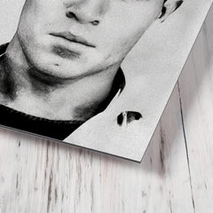 Ali La Pointe metal print mockup