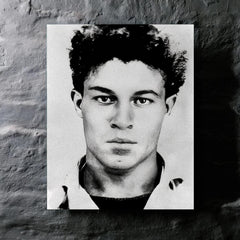 Ali La Pointe metal print mockup