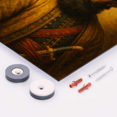 Ali Pasha metal print mockup