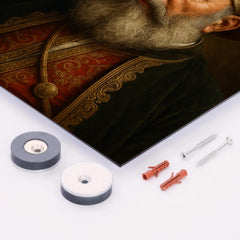 Ali Pasha portrait metal print mockup