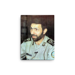 Ali Sayad Shirazi canvas print on a plain backdrop in size 12"x16".