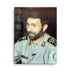 Ali Sayad Shirazi canvas print on a plain backdrop in size 18"x24".