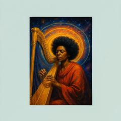 Alice Coltrane harp and astral halo poster 8