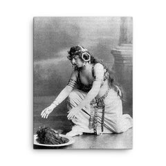 Alice Guszalewicz canvas print on a plain backdrop in size 18"x24".