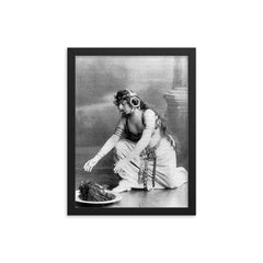 Alice Guszalewicz framed print on a plain backdrop in size 12"x16".