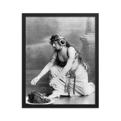 Alice Guszalewicz framed print on a plain backdrop in size 16"x20".