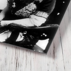 Alice Guy-Blaché metal print mockup