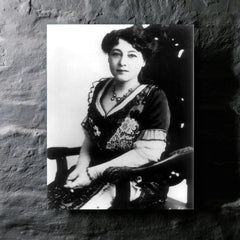 Alice Guy-Blaché metal print mockup