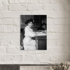 Alice Paul metal print mockup