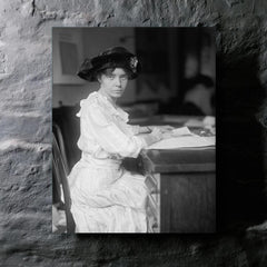 Alice Paul metal print mockup