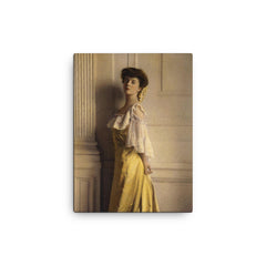 Alice Roosevelt canvas print on a plain backdrop in size 12"x16".