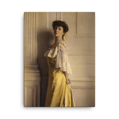 Alice Roosevelt canvas print on a plain backdrop in size 18"x24".