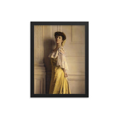 Alice Roosevelt framed print on a plain backdrop in size 12"x16".