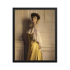 Alice Roosevelt framed print on a plain backdrop in size 16"x20".