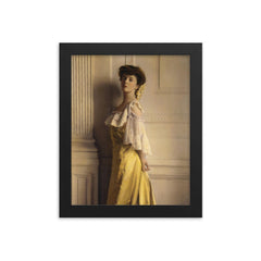 Alice Roosevelt framed print on a plain backdrop in size 8"x10".