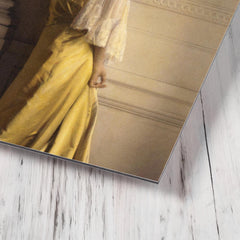 Alice Roosevelt metal print mockup